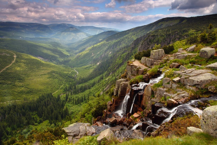 Pancavsky waterfall in Krkonose mountain - Czech republic.jpg