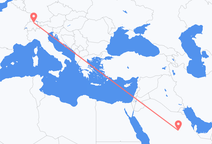 Flights from Riyadh to Zurich