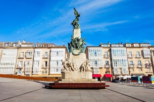 The Puerta del Sol square is the main public space in Madrid. In the middle of the square is located the office of the President of the Community of Madrid.