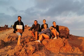 Etna tijdens zonsondergang Halve dag tour vanuit Taormina