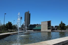 Photo of aerial view of Valladolid skyline, Spain.