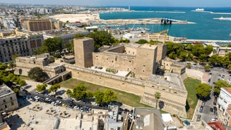 Photo of Scenic sight in Polignano a Mare, Bari Province, Apulia (Puglia), southern Italy.