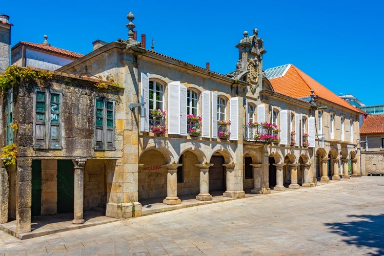 Photo of Pazo de Mugartegui historical building at Pontevedra in Spain.