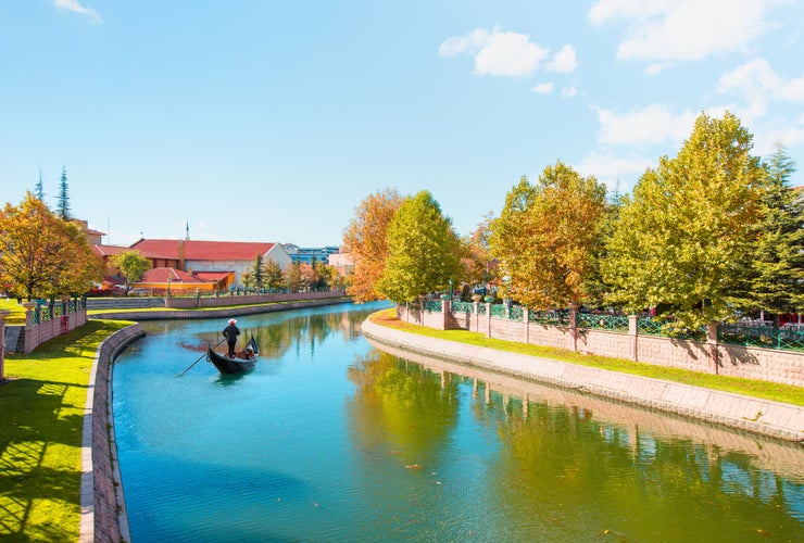 Photo of Gondola trip on Porsuk River - Eskisehir, Turkey .