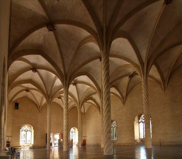 photo of interior of Lonja de Palma de Mallorca in Palma, Spain.