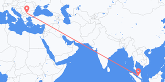 Malaysia to Bulgaria