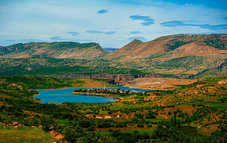 photo of view of Sanliurfa Siverek Takoran valley nature view, Şanlıurfa, Turkey.