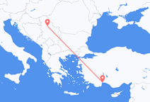 Antalya nach Belgrad