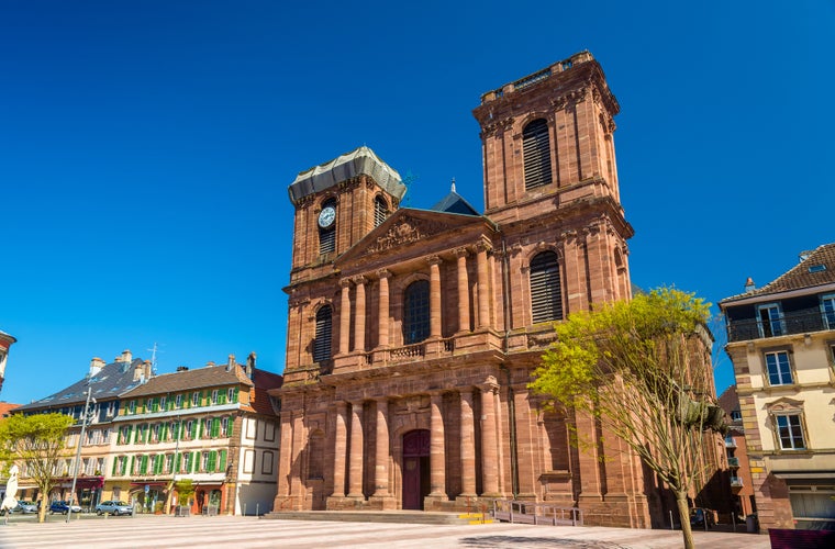 Cathedral of Saint-Christophe in Belfort - France