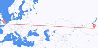 Flights from Mongolia to the United Kingdom