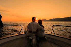 Capri sunset tour on a private typical boat