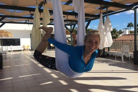 Aerial Yoga Erfahrung in Maspalomas, Spanien