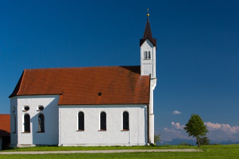 Photo of Church of pilgrimage "St. Alban", Aitrang, Allgaeu, Bavaria Kaufbeuren, Germany