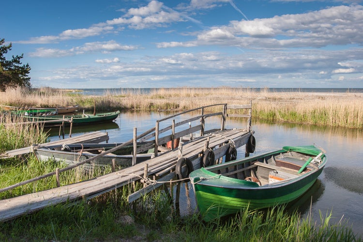 Land and seascape in the Lulea Archipelago, northern Sweden.