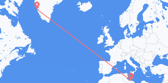 Libya to Greenland