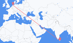 Flyrejser fra Hambantota, Sri Lanka til Groningen, Holland