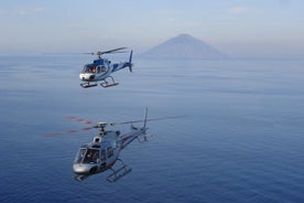 Helikopterflygning över Etna