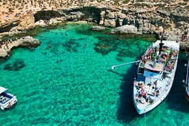 Croisière Comino, le LAGON BLEU & Grottes 