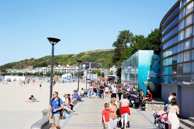  the beach at Boulogne sur mer in France