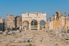 Pamukkale Guidet en-dagstur, fra Denizli lufthavn eller Pamukkale hoteller