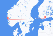 Flyreiser fra Stord, til Helsingfors