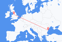 Vuelos de Constanza, Rumanía a Manchester, Inglaterra