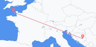 Guernsey to Bosnia & Herzegovina