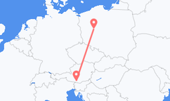 Train tickets from Sattendorf to Poznan