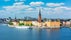 photo of over Riddarholm Church and Stockholm old town (Gamla Stan), Sweden.