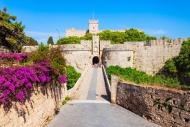 Photo of Rhodes island that is famous for historic landmarks and beautiful beaches ,Greece.