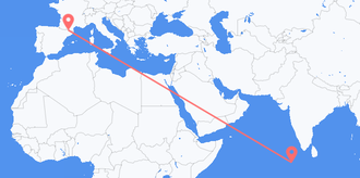 Flyrejser fra Maldiverne til Andorra