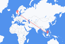 반다르 세리 베가완 출신 출발해 오슬로로 향하는 항공편