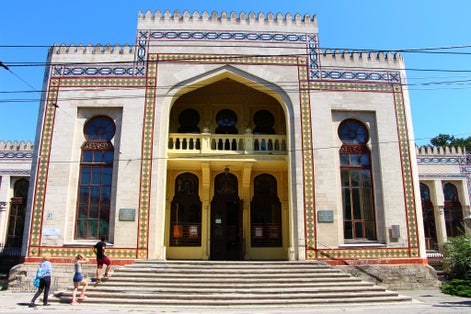 Photo of National museum of ethnography and natural history facade in Chisinau, The oldest museum in Moldova.