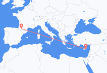 Flyg från Larnaca till Lourdes (kommun i Brasilien, São Paulo, lat -20,94, long -50,24)