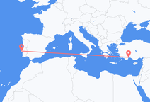 Vols d’Antalya à Lisbonne