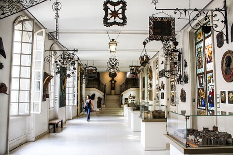 photo of inside the Carnavalet Museum in Paris, France.