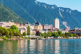 Photo of Castle Chillon one of the most visited castle in Montreux, Switzerland attracts more than 300,000 visitors every year.