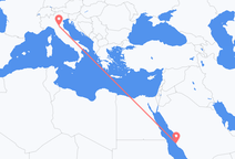 Flights from Jeddah to Bologna