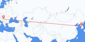 South Korea to Serbia