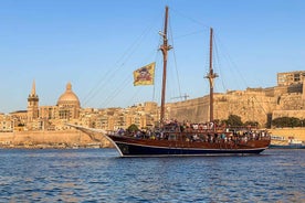 Malta: Lazy Pirate Boat Party with Drinks & Food