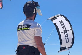 Einkat kitesurfkennslur (aðlagað að hverju stigi)