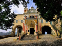 Photo of a coastal city of Imperia, Italian Rivera in the region of Liguria, Italy.