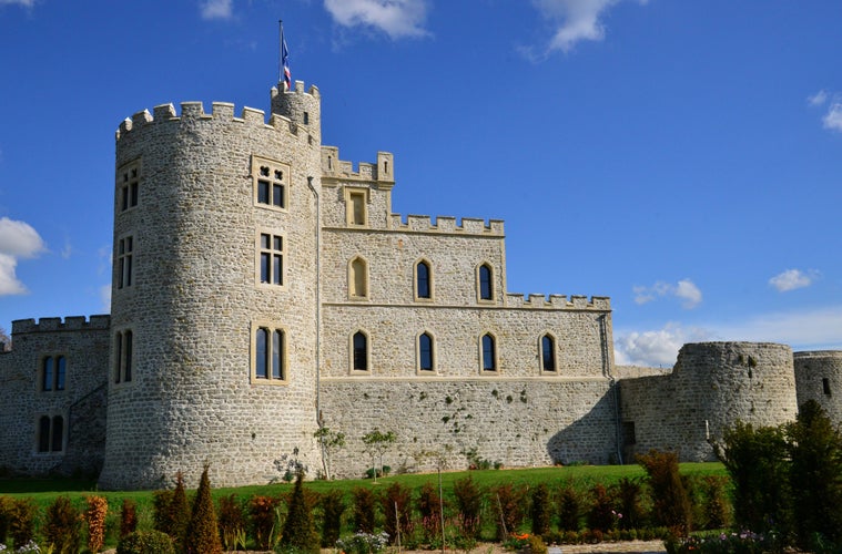 Nord Pas de Calais, the picturesque castle of Hardelot