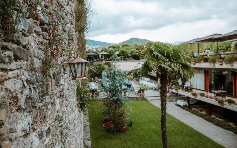 photo of view of Albania, Elbasan, Elbasan Castle Walls And Doors.