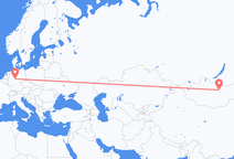 Flyg från Ulan Bator till Kassel