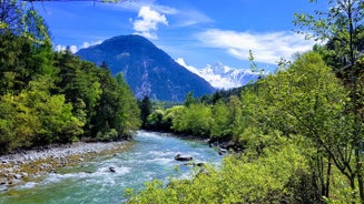 photo of the village Jerzens in the Pitztal in Austria.