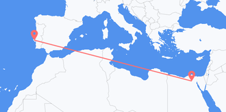 Vols de l’Égypte pour le portugal