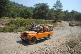 Marmaris e Icmeler Jeep Safari con combattimento in acqua, festa a colori e schiuma