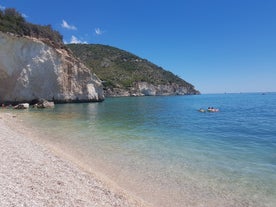 Photo of Vieste and Pizzomunno beach view, Italy.