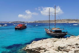 From Sliema or Bugibba: Comino Blue Lagoon round-trip ferry